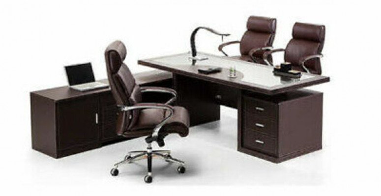 Exclusive Desk Designer Table High-Class Office Furniture