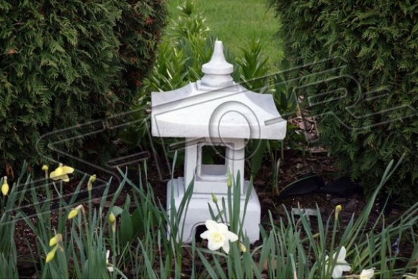 Feng Shui, garden figure, sculpture, Japan stone cast garden decoration design house figure