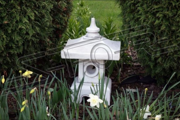 Feng Shui, garden figure, sculpture, Japan stone cast garden decoration design house figure