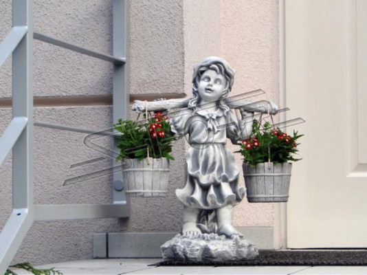 Figure flower pot plant decoration tub flower pots decor figure garden