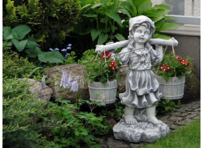 Figure flower pot plant decoration tub flower pots decor figure garden