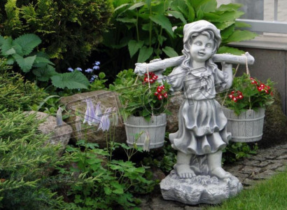 Figure flower pot plant decoration tub flower pots decor figure garden