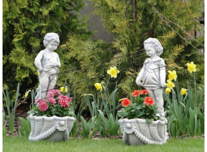 Figure plant pot decoration pots flower pots figure decor garden