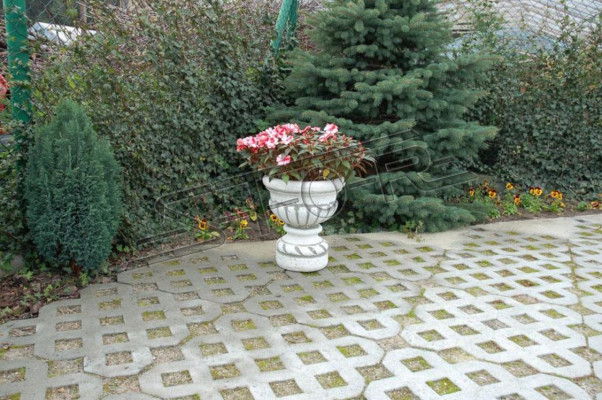Figure planter pot white decoration figure flower pots garden