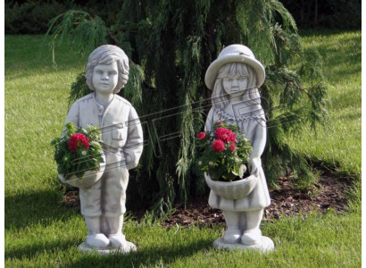 Figure decoration plant pot plant container flower pots decor figure garden