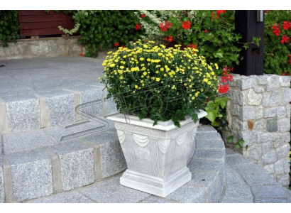 Figure White Flower Pot Plant Pot Figure Decoration Flowerpots Garden