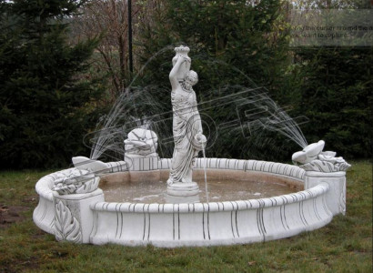 Fountain Figure Statue Figures Sculpture Statues Sculptures Antique Garden
