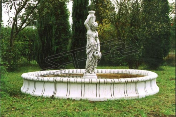 Fountain Figure Statue Figures Sculpture Statues Sculptures Antique Garden