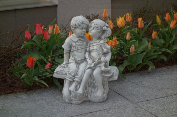 40cm Deco Sculpture Design Figure Statue Gray Garden Figures Nature Statues