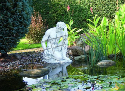 Fountain Pond Figure Adam Statue Figures Sculptures Decorative Statues