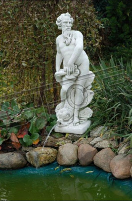 Fountain Pond Figure Adam Statue Figures Sculptures Statues