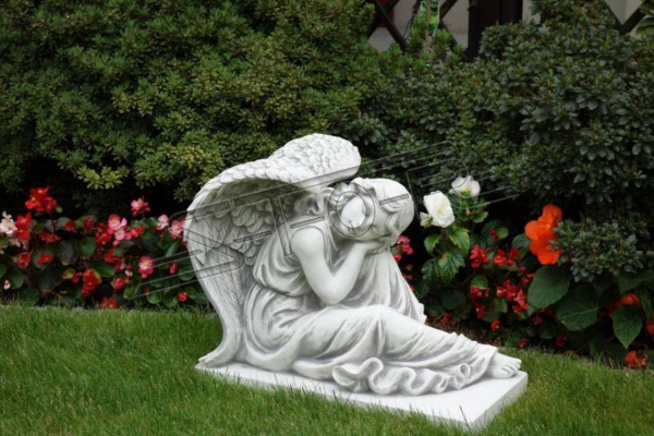42cm Decorative Sculpture Design Figure Statue Garden Figures Antique Style Statues xx