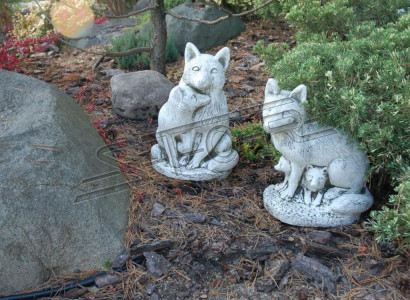 Garden Decor Fox Statue Sculpture Figure Sculptures Designer Figurine