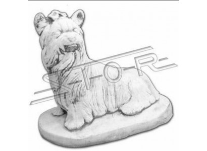 Garden decor dog statue sculpture figures sculptures designer figure