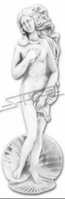 Garden Decoration 58cm Venus Terrace Stone Figures Figurine Decor