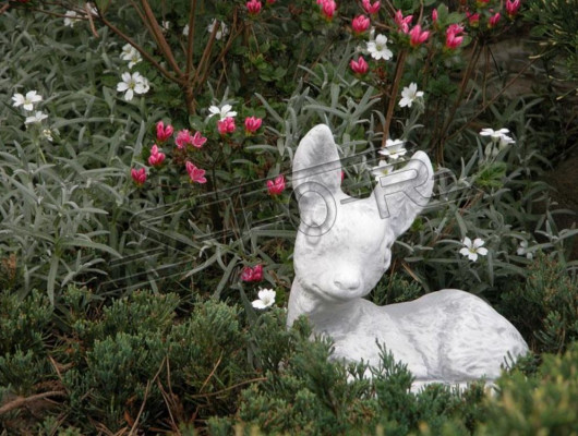 Garden decoration Bambi terrace stone figures figure decor statue