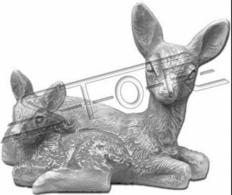 Garden Decoration Bambi Terrace Stone Figures Figure Decorative Statue