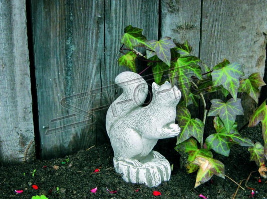 Garden Decoration Squirrel Decoration Terrace Stone Figures Figurine Statue