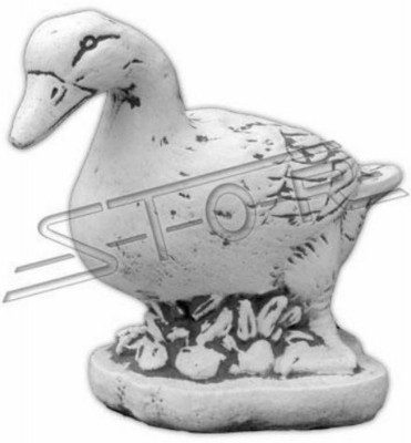 Garden Decoration Duck Terrace Stone Figures Decor Figure Statue Sculpture
