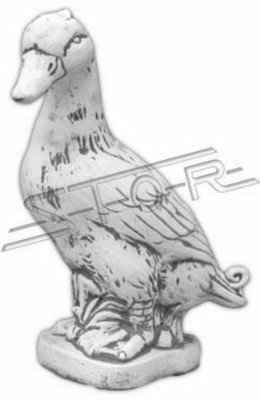 Garden Decoration Duck Terrace Stone Figures Figure Deco Statue Sculpture