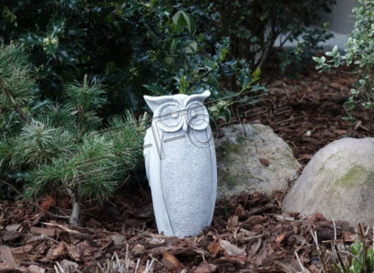 Garden decoration owl patio stone figures decorative figure nature statue