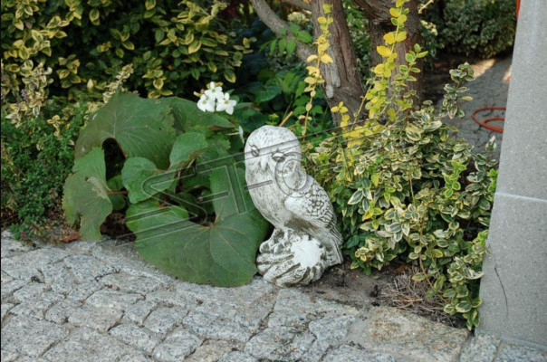 Garden Decoration Owl Terrace Stone Figures Figure Decoration Statue