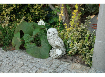 Garden Decoration Owl Terrace Stone Figures Figure Decoration Statue