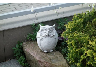 Garden decoration owl terrace stone figures figurine decorative nature statue