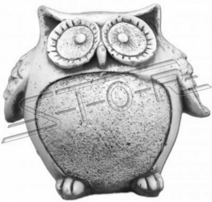Garden Decoration Owl Terrace Stone Figures Figure Statue Sculpture