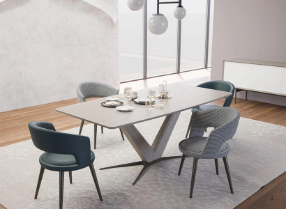 Complete dining table set chairs dining room furnishing design modern furniture