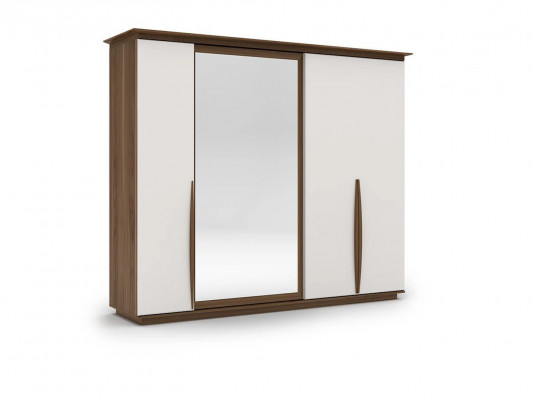 Complete bedroom bed 2x nightstands modern wardrobe bench new