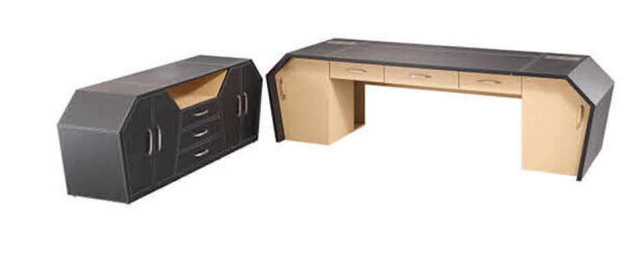 Leather filing cabinet design glass showcase bookcase shelves office