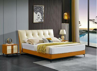 Leather bed, bed luxury beds, double, married, upholstered, hotel, complete set