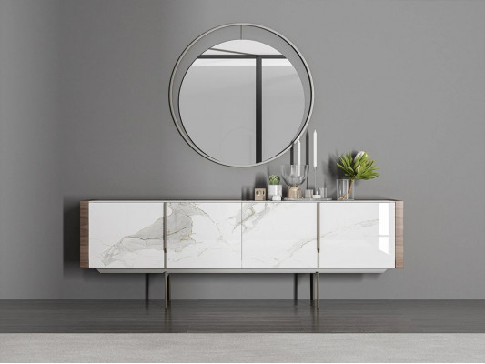Luxury dining room modern sideboard with mirror design furnishing new