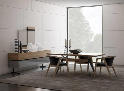 Luxury Dining Room Set 8pcs Dining Table Complete Chairs Sideboard with 2x Mirror New