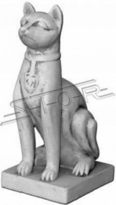 Egyptian cat statue figure statues garden decoration terrace