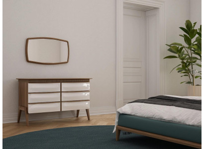Modern design dresser with mirror bedroom luxury cabinet new furniture