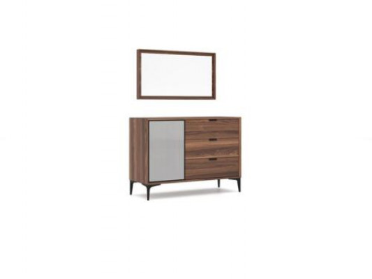 Modern design furniture bedroom brown dresser with mirror luxury
