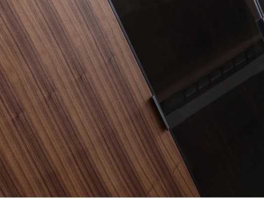 Modern wardrobe bedroom design wood cabinet luxury closet glass doors