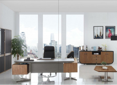 Modern office room set office furnishing complete set decor furniture table.