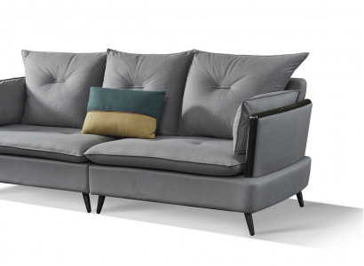 Modern sofa set 3+1+1 seater set design sofas upholstered couches textile
