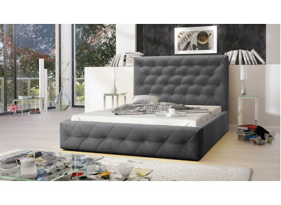 Modern wood designer bed noble furniture beds double new bedroom