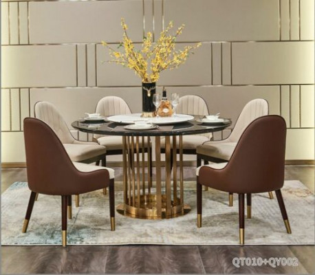 Round table dining table round tables designer stainless steel designer furniture