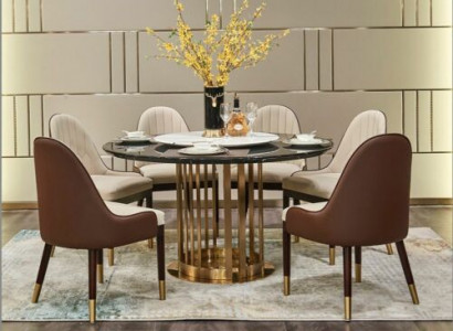 Round table dining table round tables designer stainless steel designer furniture