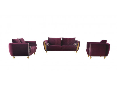 Sofa Couch Upholstery 2-Seater Sofas Couches Seating Sets Design Club Velvet