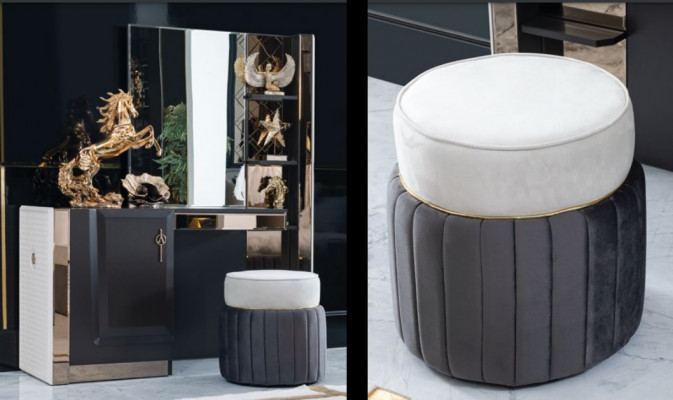 Bedroom New Vanity Console with Mirror Luxury Console Dresser Furniture