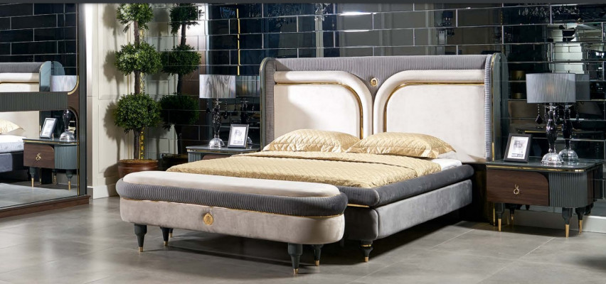 Design luxury stool upholstered modern fabric relax side sofa Italian style