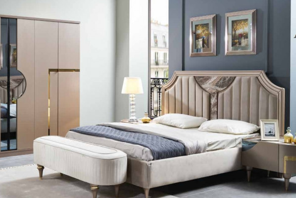Bed frame double wood bed frames bedroom white luxury bed modern beds