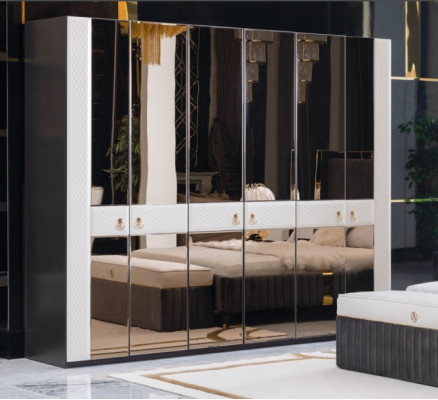 Bedroom wardrobe wood furniture Italian style wardrobes closet new
