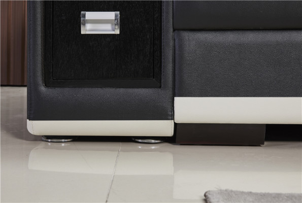 Leather sofa living landscape corner suite design modern L-shape corner sofa